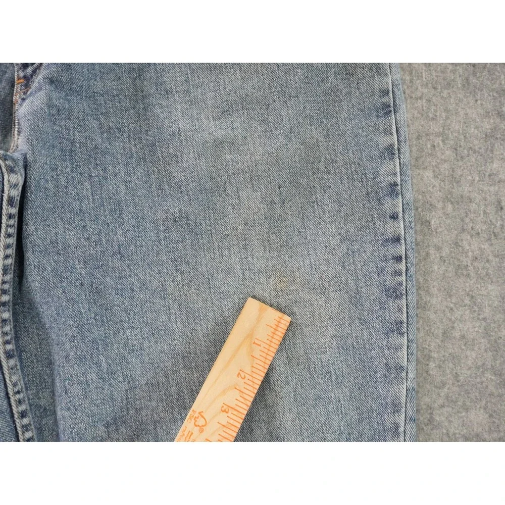 Vintage‎ Levis 545 Jeans Mens 38x34 (36x32.5) Blue Denim Loose Stained Brown Tab